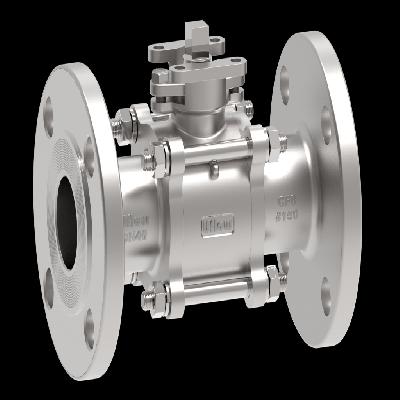 Uflow Ball Valve with Pneumatic Actuator