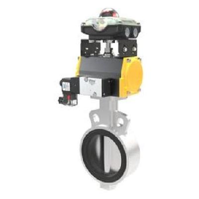 Uflow Butterfly Vale with Pneumatic Actuator