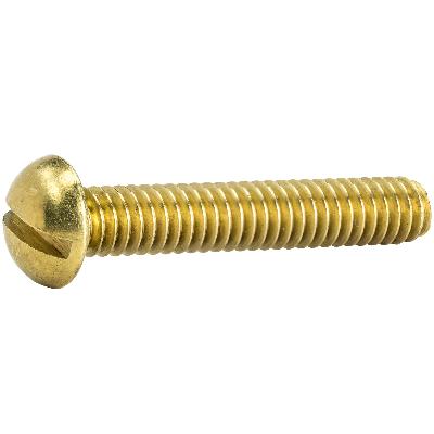 Round Head Slotted Machine Screw