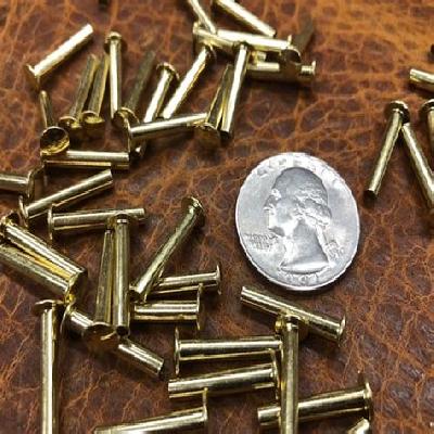Brass Semi-Tubular Rivets