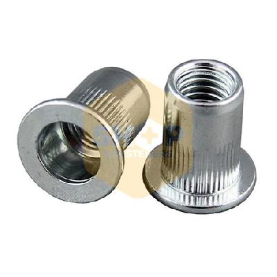 Round Reduced Flange Open End Rivet Nuts