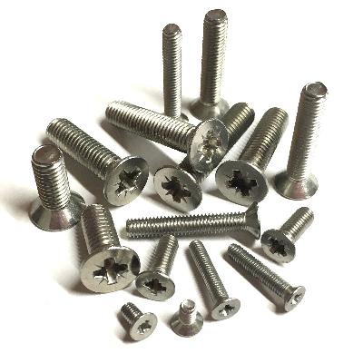 Slotted CSK Head Machine Screws
