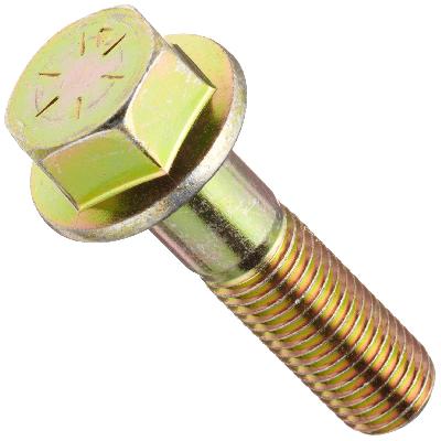 Hex Flange Bolts Golden Plated
