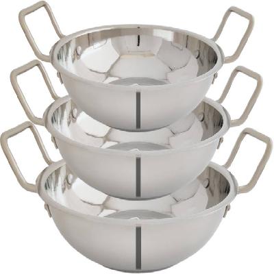 M S Kadhai Handle Zinc And Chrome Polish