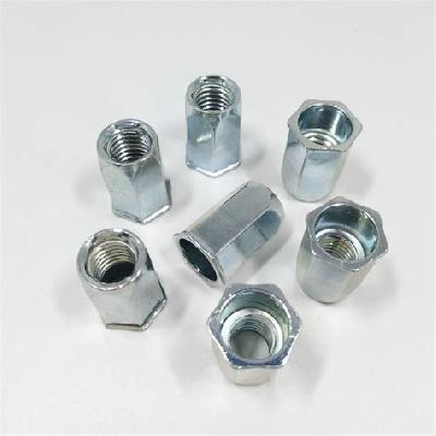 Steel Full Hex Open Type Small Head  Rivet Nut
