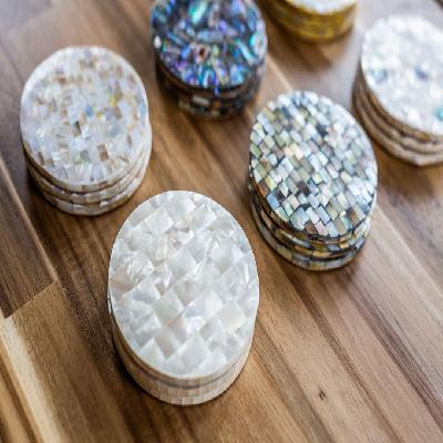 Mother of Pearl Coaster