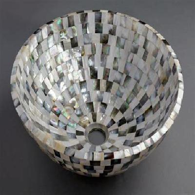 Mother of Pearl Wash Basin