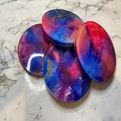 Resin Table Coaster