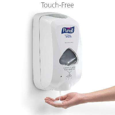Black Foot Operated Sanitizer Dispenser