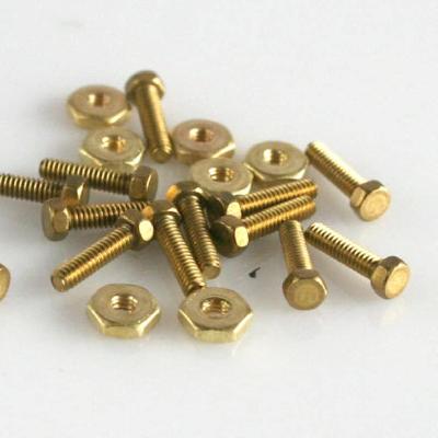 Brass Hex Bolt And Nut