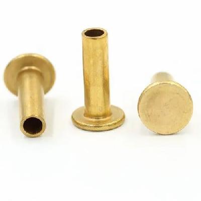 Flat Head Brass Rivets