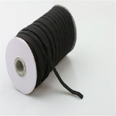 8mm Black Elastic