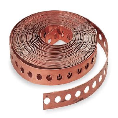 Strip hanging metal fittings