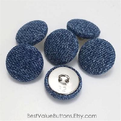 Denim Button