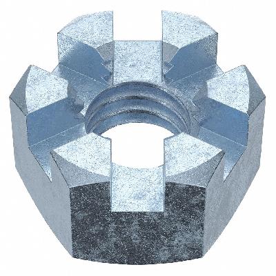 Slotted Hex Nut
