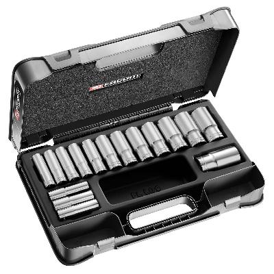 19Pc 34 Drive 12 Point Metric Socket Set
