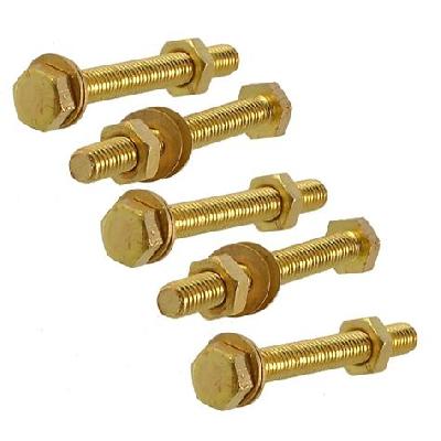 Brass Hex Nuts and Washer Set