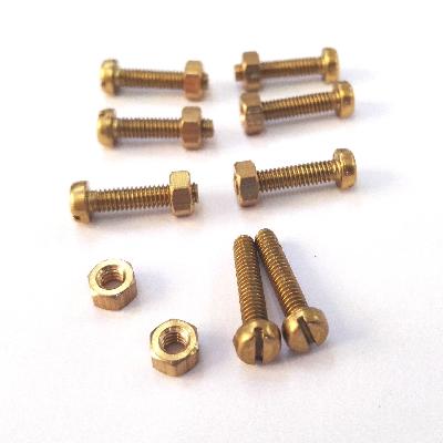 precision brass cap nut and bolt
