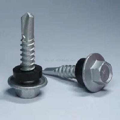 Indented Hex Flange Washer Head With Epdm Washer