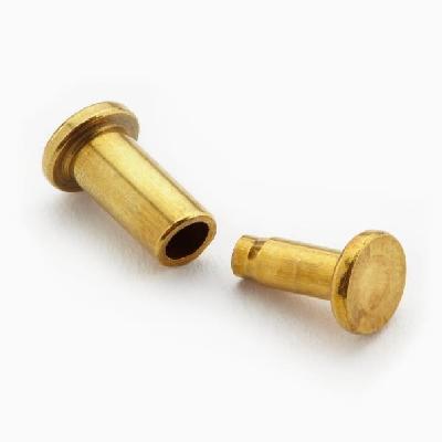 Two Part Brass Sheet Rivet