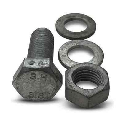 Hot Dipped Galvanised Bolt Nut