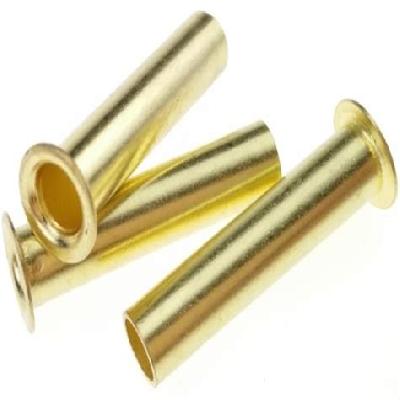 Semi - Tubular  Brass Rivet