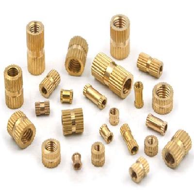Brass Straight Knurling Inserts
