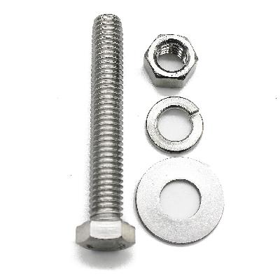 SS 304 Stud Bolt with Nut and Washer