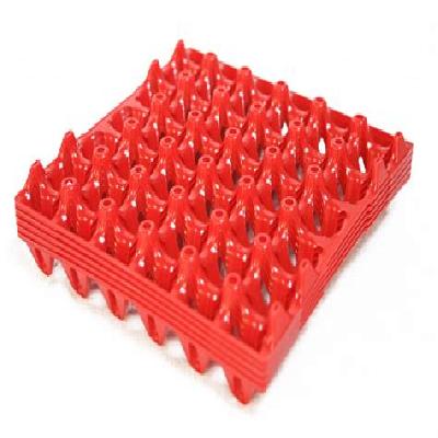 Red Plastic Egg Tray