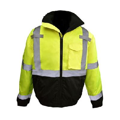 Yellow Polyester Safety Jacket