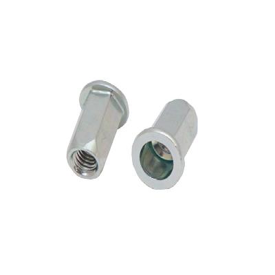 Full Hex Flat Head Rivet Nut