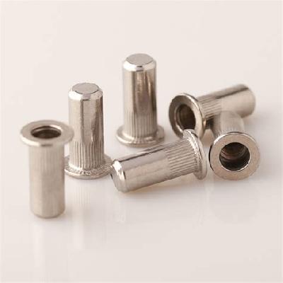 Round Serrated Flat Head Rivet Nut