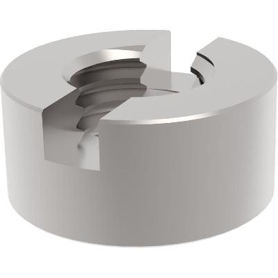 Round Slotted Nut
