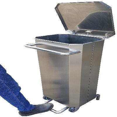 SS Foot Operated Dustbin