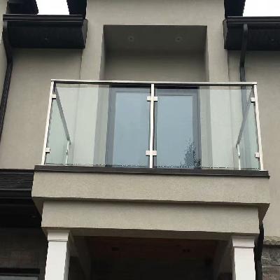 SS Glass Balcony Railing