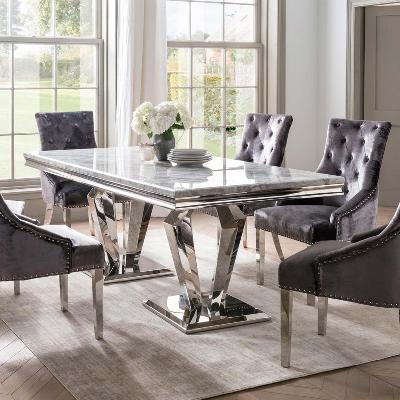 Stainless Steel Dining Table Frame