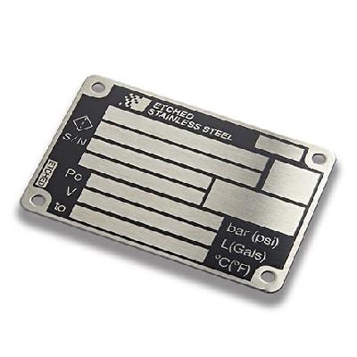Stainless Steel Etching Name Plate