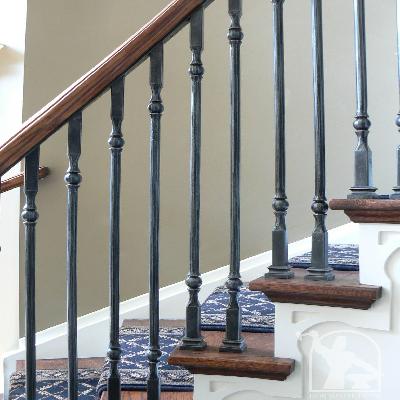 Steel Railing Wooden Baluster