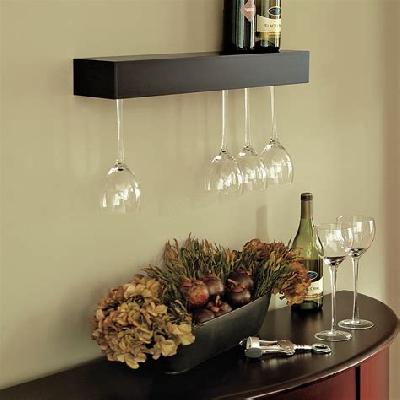 Wall Mounted Glass Display Rack