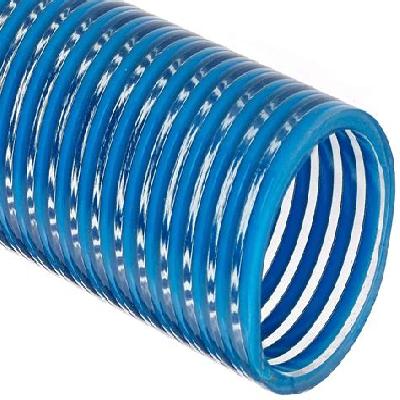 Oil Suction Hose Blue PVC Spiral