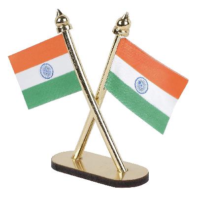 Car Dashboard Indian Flag Stand