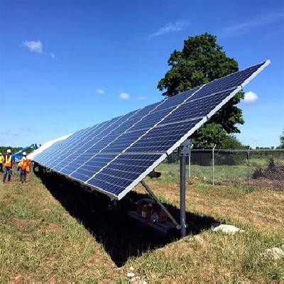 Ground Mounted Solar Panel Structure