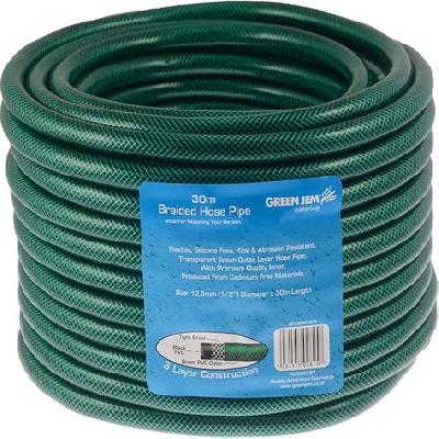 GREEN BRAIDED HOSE
