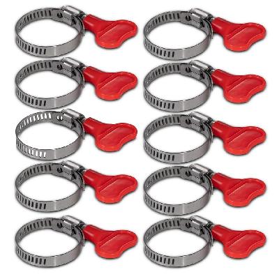 SS BUTTERFLY HOSE CLIP PVC KEY