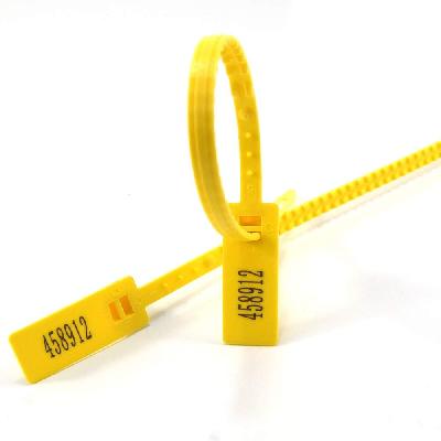 YELLOW PLASTIC SEAL