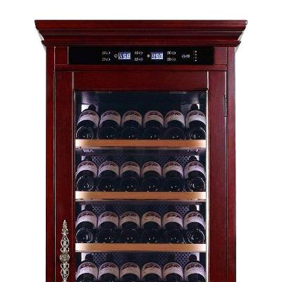 Wine Cooler with  Wooden Shelf-25 Bottle