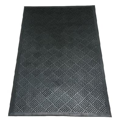 Black Checkered Rubber Mats