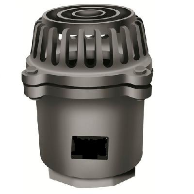 CI 4 Bolts Foot Valve Screwed with Rubber 