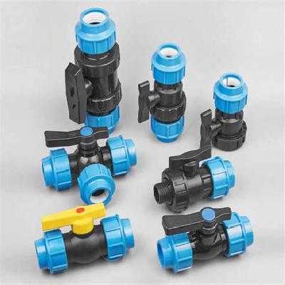 PP Compression Ball Valve