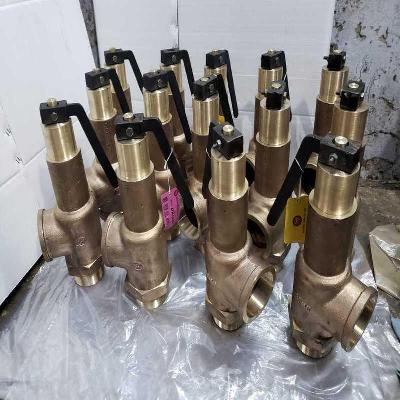 Bronze Spring Loaded Safety Valve Screwed